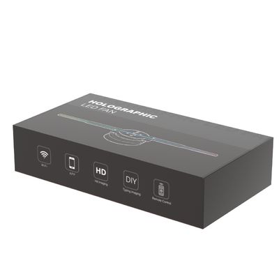 APP Έρχονται 3D Hologram Fan για το Τείχος 176° Στροφή Παρατήρησης Διαδραστικό Hologram Phone