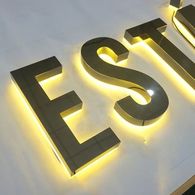 Προσαρμοσμένες εξωτερικές φωτισμένες πινακίδες καναλιού φωτισμένη ακρυλική πινακίδα για διαφήμιση