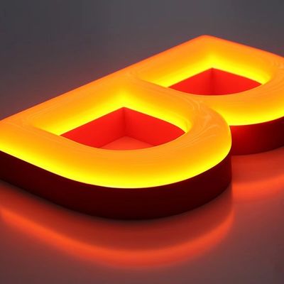 Εξωτερικό Σημάδι 3d φωτισμένο LED Φως LED ακρυλικό Φωτεινά χαρακτήρες με προσαρμοσμένο χρώμα