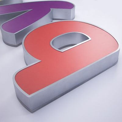 Εξωτερικό Σημάδι 3d φωτισμένο LED Φως LED ακρυλικό Φωτεινά χαρακτήρες με προσαρμοσμένο χρώμα