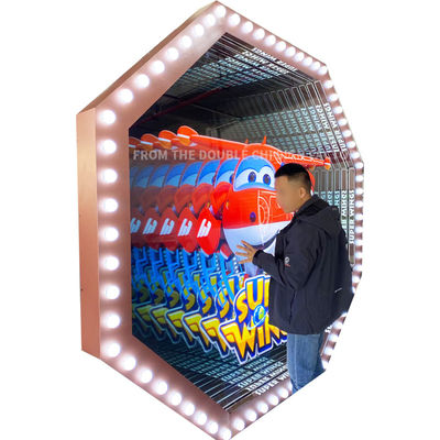 3D Μαγική Πολυχρωματική Χίλιες στρώσεις Άβυσσος Νεονικός Καθρέφτης Άπειρος Ναι Υποστήριξη Dimmer 1-