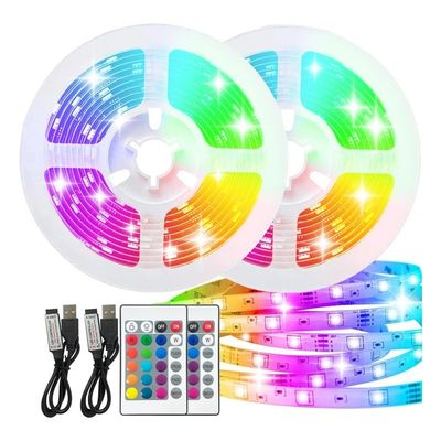 Πλήρες κιτ Flex Voice Control Ανερόστερο Smart RGB LED Strip Light 16.4ft Αλλαγή χρώματος