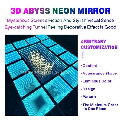 Φώτα Neon Mirror εσωτερικό εξωτερικό τάση DC12V/AC110-220V για το παιχνίδι εικόνων Magic Mirror