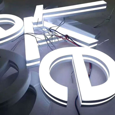 Φωτεινές μορφές LED Φώτα γράμματος για εσωτερική και εξωτερική διαφήμιση