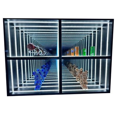 Εμπορικό κατάστημα Magic Mirror Κεφάλαιο οθόνης με εξατομικευμένο πάχος και LED φωτιστικό