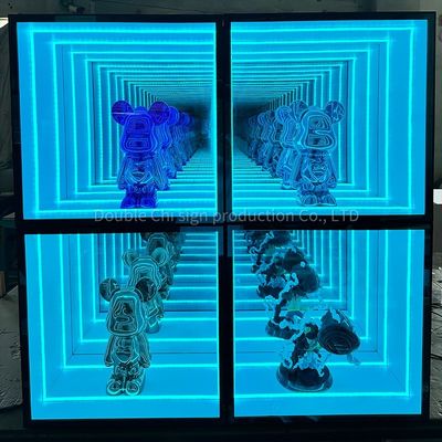 Εμπορικό κατάστημα Magic Mirror Κεφάλαιο οθόνης με εξατομικευμένο πάχος και LED φωτιστικό