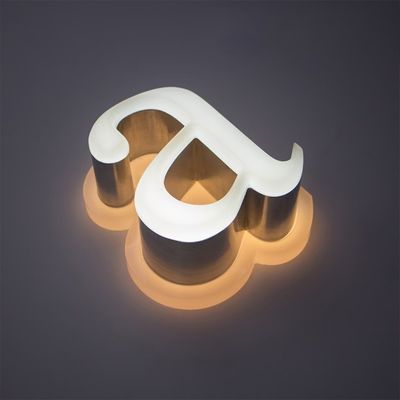 12V LED φωτεινές χαρακτήρες μεταλλικά γράμματα αλφαβήτου για ακρυλικό σήμα γράμματα καναλιού
