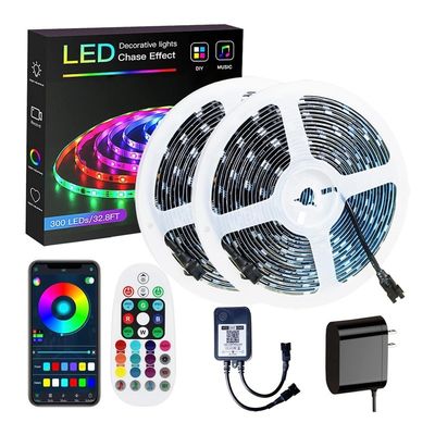 5M 10M 15M 20M 30M LED Strip Light με χρώματα RGB που ελέγχονται από την Alexa και το Google Home