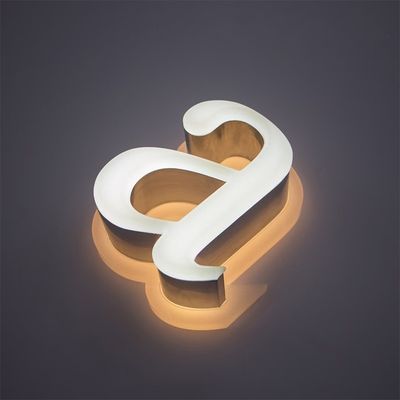Υψηλής φωτεινότητας LED Light Up Logo Ακρυλική πινακίδα για το σταθμό λεωφορείων Εξωτερική επιφάνεια
