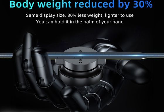 Καινοτόμος 3D ολογραφική οθόνη LED με ένταση εισόδου 100-240W/AC 50/60HZ
