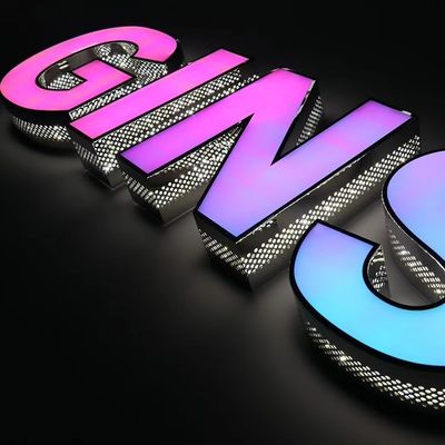 Επαγγελματική εγκατάσταση LED γράμματα καναλιών για το σπίτι ψηφιακή πινακίδα αριθμών