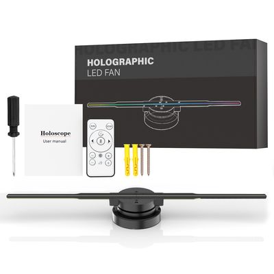 Εσωτερικό Wi-Fi 3D Hologram Fan LED Holographic Projector με τάση εισόδου 100-240W/AC 50/60HZ