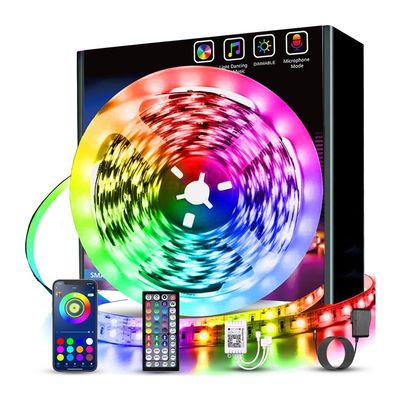 50000 ώρες λειτουργίας Ζωής Αδιάβροχο RGB Strip Light Kit με 110lm λαμπτήρα φωτεινή ροή