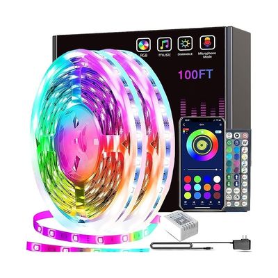 12V 10mmPCB Magic LED Strip 60LEDS/M IC WS2811 5050RGB IP20 50000 Χρόνος εργασίας CRI 80