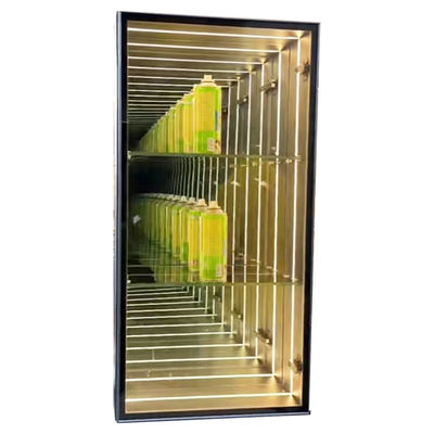 DC12V/AC110-220V Infinity Mirror Display Case για το Donut Cake Cookie Dry Bakery Design