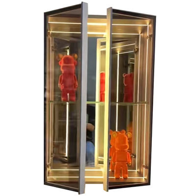 DC12V/AC110-220V Infinity Mirror Display Case για το Donut Cake Cookie Dry Bakery Design