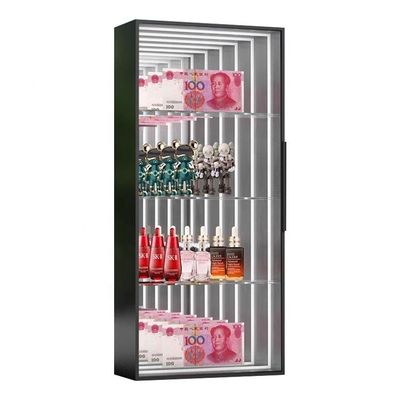 Τρέντα Infinity Mirror Display Case για Κοσμήματα Κοσμητικά Αρώματα και Ρολόγια Προσαρμόσιμα