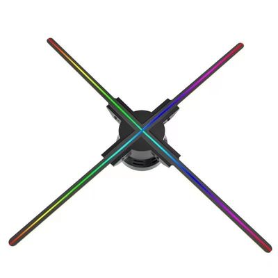 50cm 65cm 70cm 100cm Φανατικά LED 3D Ολογραφικά Διαφημιστικά Φανατικά Ολογραμική Εμφάνιση