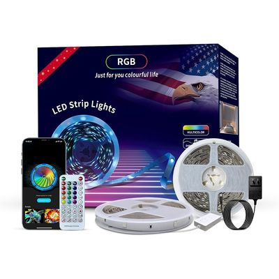 12v Wifi ελεγχόμενο ευέλικτο SMD 5050 2835 RGB LED Strip Light για διακοπές φωτισμού