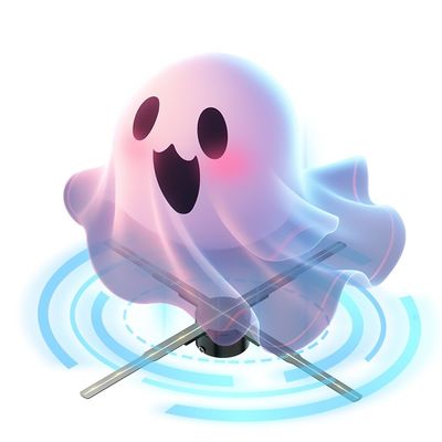 Δείκτης διαφήμισης 5mm Pixel Pitch Hologram για 3D Holographic Fan Projection