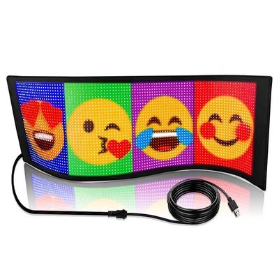 LED Διαφημιστική διακίνηση USB Σήμα καταστήματος Προσαρμοσμένο κείμενο GIF Σήματα για το κατάστημα Car Bar Hotel