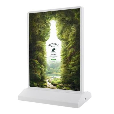 Διπλής όψης A5 Desktop επαναφορτιζόμενο ασύρματο φωτεινό κουτί με μαγνητική βάση