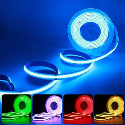 Υψηλό CRI 90 DC24V 12V Dotless LED COB Strip 480Leds 220V Ευέλικτο έξυπνο φωτισμό LED