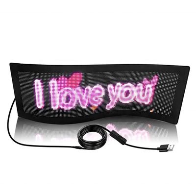 Ελέγχου έξυπνης εφαρμογής USB LED πίνακα σήματος για την αίθουσα εκθέσεων Mini LED διαφημιστική οθόνη