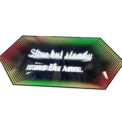 Χρωματιστά LED Infinity Abyss Sign για προσαρμοσμένες λύσεις ορατότητας και σήμανσης επιχειρήσεων