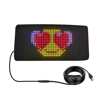 Ρολίνγκ φωτεινή ευέλικτη διαφήμιση LED σήμα 5V LED USB σήμα αυτοκινήτου Bluetooth App Control