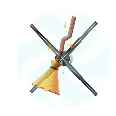SD Card APP Συνδεσιμότητα 3D Υπουργείο Ολογράμματος για διαφήμιση Splice 200cm Αέρας