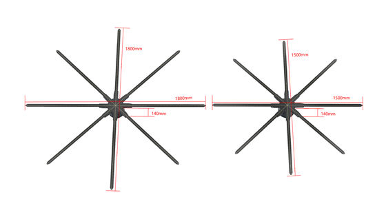 Υψηλής ανάλυσης οθόνη ολογραφίας 3D 150cm Προστάτης οθόνης ολογραφίας για προμηθευτές ODM