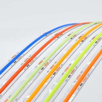 RGBCW RGBW RGB COB Σιλικόνη διευκρινίσιμη LED Strip Φως Cob Strips για φωτεινές χορδές