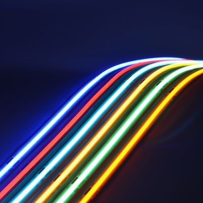 RGBCW RGBW RGB COB Σιλικόνη διευκρινίσιμη LED Strip Φως Cob Strips για φωτεινές χορδές