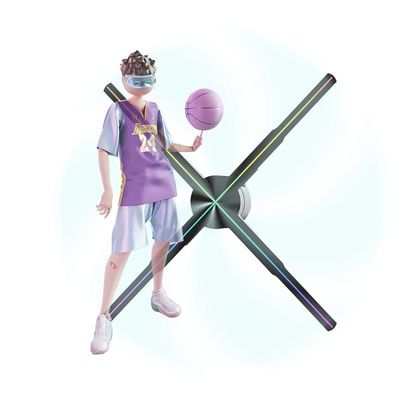 Επαναστατική τεχνολογία 3D Ολογράμματος 42-62cm Προβολέα Ολογράμματος 10ms Χρόνος Απάντησης