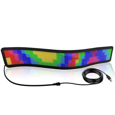Εσωτερική πίνακα πίκσελ Matrix οθόνη οθόνης LED πίσω παράθυρο αυτοκινήτου με διεπαφή εισόδου USB
