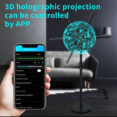 Υψηλής ανάλυσης 115cm 3d ολόγραμμα ολόγραφικός φανατικός για εσωτερικό και εξωτερικό branding