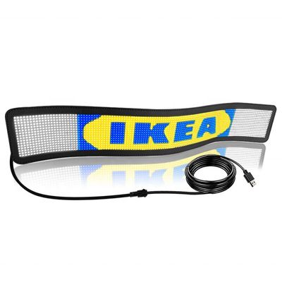 ODM Φορητό RGB LED πίνακα για ευέλικτη οθόνη ανακύκλωσης μηνυμάτων σε αυτοκίνητα και οχήματα