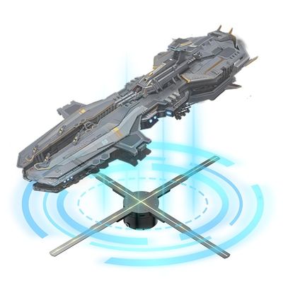 Φανατικός οθόνης προβολής 3D Wifi Holographic Projector με τάση εισόδου 100-240W/AC 50/60HZ