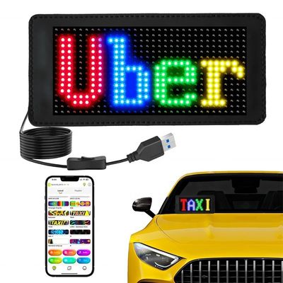 Κινούμενη οθόνη LED με χρώμα RGB για διαφημιστικές ανάγκες οχημάτων