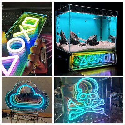 Προσαρμογή Marquee 4ft LED Light Letter με Infinity Background και DC 12V Power