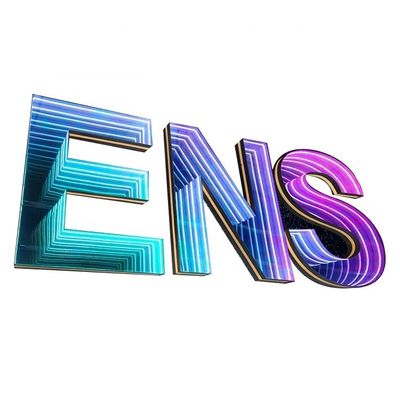Προσαρμοσμένα σχέδια Infinity Mirror Logo Rgb Neon Sign Light Box για εσωτερική διαφήμιση
