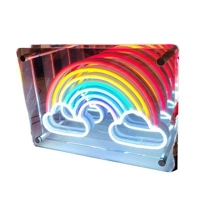 Ακρυλικό Custom 3D LED Track Channel Letters Neon Mirror Infinity LED Σημείωση φωτισμού