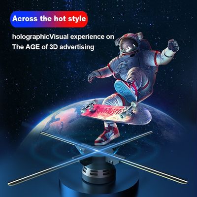 OEM 2024 60cm 4 λεπίδες 3D Hologram Display Fan για υψηλή φωτεινότητα Ολογραφική οθόνη