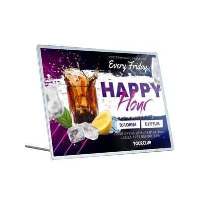 Αλουμινένιο πλαίσιο A1 A2 A3 A4 A5 Snap Ultra Thin Διαφημιστικό Μεταλλικό φωτισμό LED Light Box