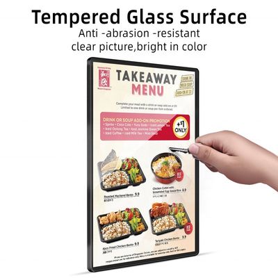 Αλουμινένιο πλαίσιο Slim LED Light Box για εσωτερική διαφήμιση