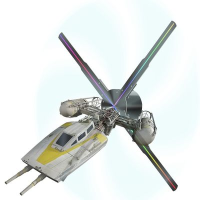 5mm Pixel Pitch Fan Hologram 3D Διαφημιστικός προβολέας για εσωτερική οπτική εμπορική πώληση