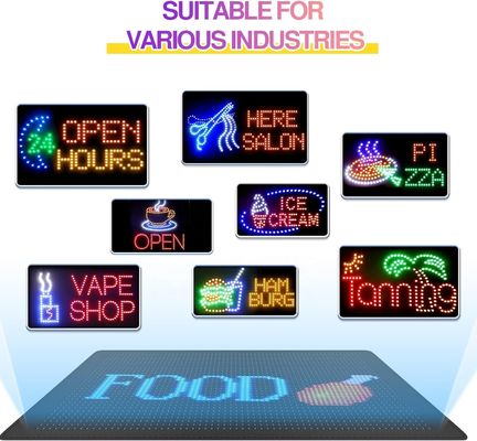 Προσαρμόσιμη σήμανση αυτοκινήτου με LED Store με έλεγχο εφαρμογών 5mm Pixel Pitch Panel Μέγεθος 672x122mm