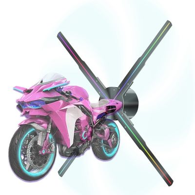 3D ολόγραμμα ανεμιστήρα 50Cm 65Cm 42Cm 100Cm εξωτερική διαφήμιση OEM συνδεσιμότητα SD κάρτα APP