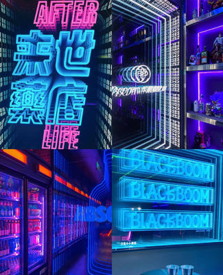 2024 Infinity LED Mirror Πληροφοριακή επιφάνεια Ολόγραμμα 3D Αβύσσος καθρέφτης και ολόγραφικός ανεμιστήρας